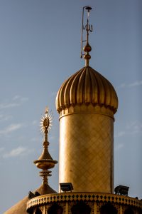 تصویر استوک گلدسته حرم امام علی (ع) نجف