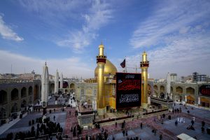 صحن حرم از نمای بالا چپ