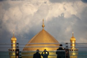 گنبد مطهر حرم امام علی علیه السلام