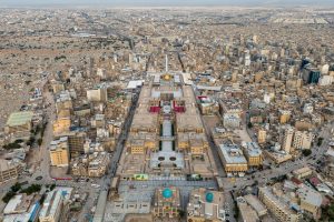 تصویر هوایی کیفیت عالی حرم امام علی علیه السلام
