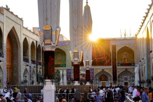 تصویر صحن حرم امیرالمؤمنین در ایام شهادت امام علی علیه السلام
