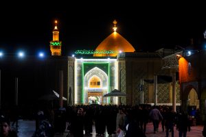 تصویر با کیفیت در ورودی حرم امیرالمؤمنین علی علیه السلام