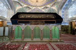 سیاه پوشی ضریح مطهر امیرالمؤمنین علیه السلام