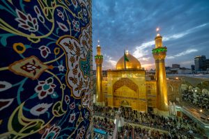 تصویر جدید صحن و بارگاه حرم امام علی علیه السلام