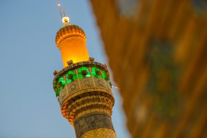 گلدسته حرم امام علی علیه السلام