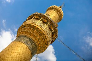 گلدسته و مأذنه حرم مطهر علوی