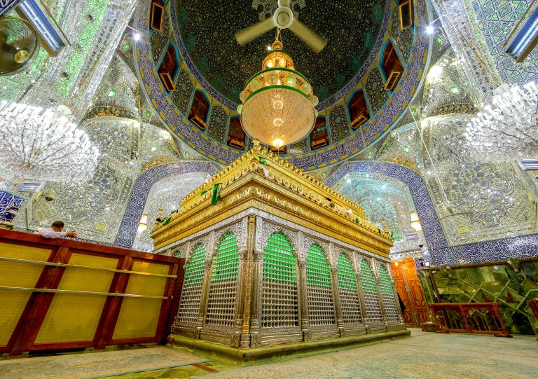 روضه منوره و مضجع شریف امیرالمؤمنین علی علیه‌السلام