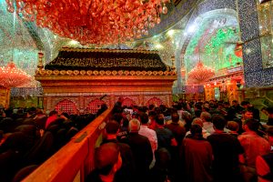 ضریح مطهر امیرالمؤمنین در ایام شهادت