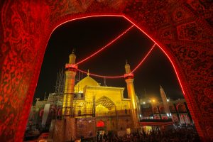 صحن حرم امیرالمؤمنین در ایام محرم