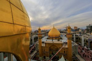 گنبد و ایوان طلا حرم امام علی علیه‌السلام