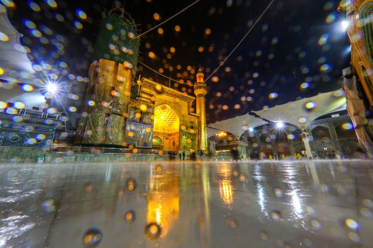 قطرات باران حرم امیرالمؤمنین