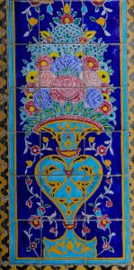 طرح گل و گلدان