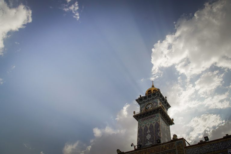 مناره ساعت در ایام غدیر