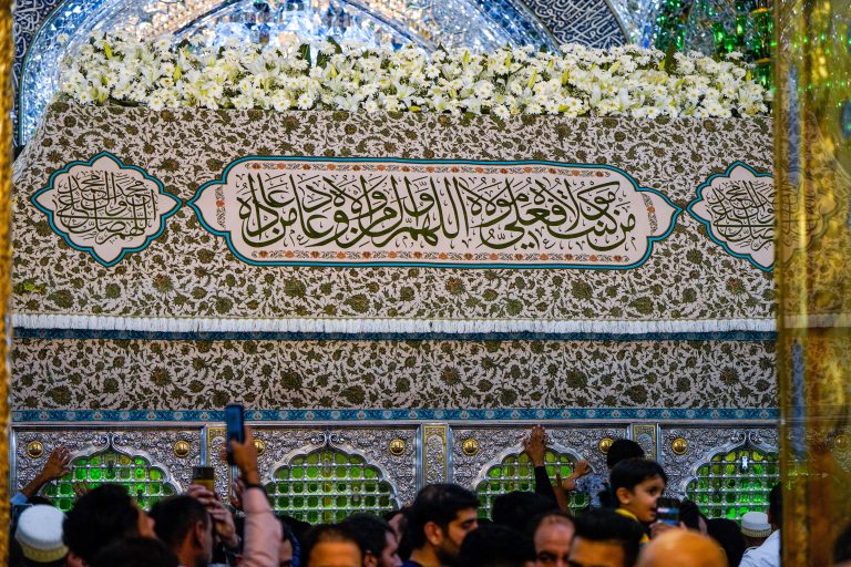 پوش غدیری ضریح امیرالمؤمنین