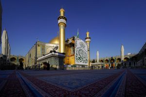صحن حرم امیرالمؤمنین در ایام ولادت