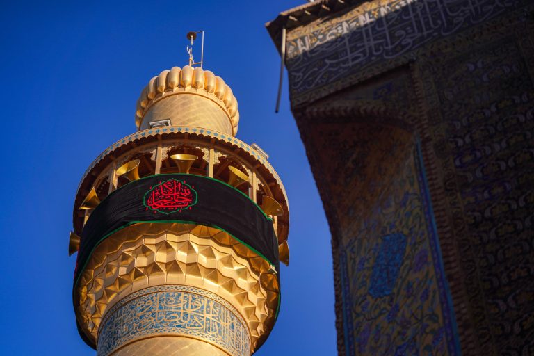 سیاهپوشی گلدسته حرم