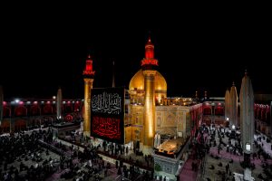 حضور زائران عزادار در ایام محرم در صحن