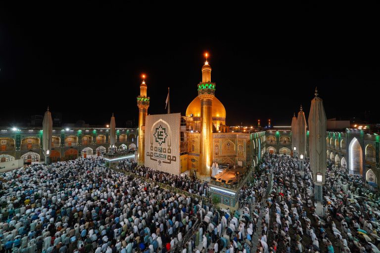 نماز جماعت مغرب در عید غدیر