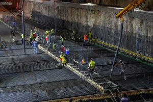 آغاز بتن‌ریزی تقاطع غیر هم‌سطح شارع الرسول