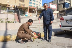 اندازه‌گیری‌های اولیه تقاطع غیر هم‌سطح شارع الرسول