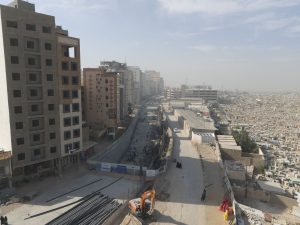 پارکینگ بزرگ طبقاتی نجف - خروجی