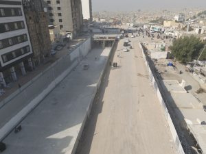 پارکینگ بزرگ طبقاتی نجف - ورودی