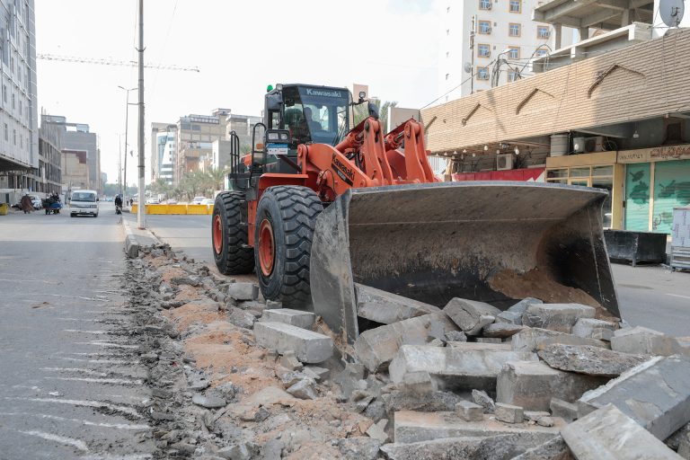 مرحله اول تقاطع غیر هم‌سطح شارع الرسول