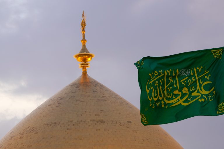 گنبد و پرچم سبز علی ولی الله