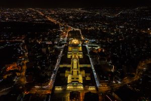 تصویر هوایی از کل حرم مطهر امیرالمؤمنین