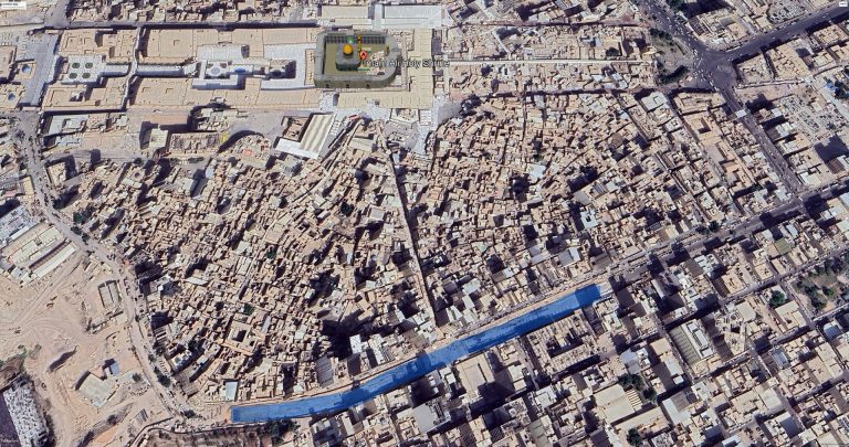 تقاطع شارع الرسول - نمای کلی