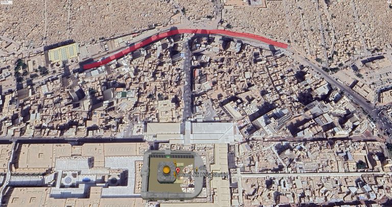 تقاطع غیر هم‌سطح شیخ طوسی - نمای کلی