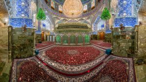 ضریح مطهر علوی در شب میلاد امیرالمؤمنین ۱۴۴۶