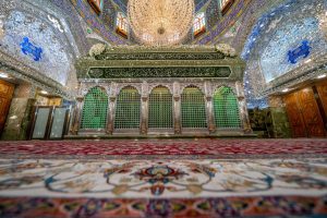 مضجع مطهر علوی در شب میلاد امیرالمؤمنین ۱۴۴۶