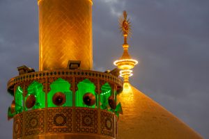 گنبد و گلدسته و مأذنه حرم امیرالمؤمنین