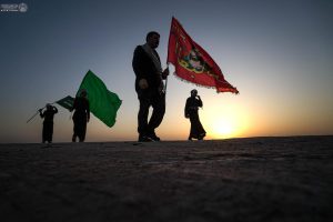 اولین زائران اربعین در فاو