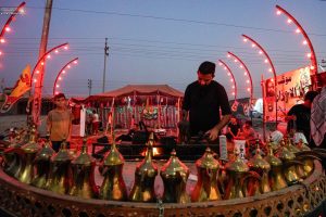 موکب قهوه در پیاده‌روی اربعین