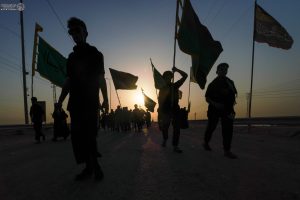 ضد نور مسیر پیاده‌روی اربعین