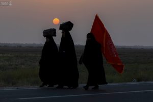 زنان در مسیر مشایه اربعین