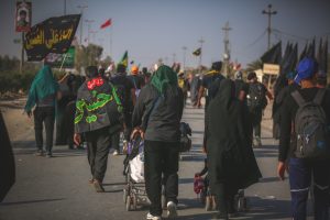 عاشقان حسین در پیاده‌روی اربعین