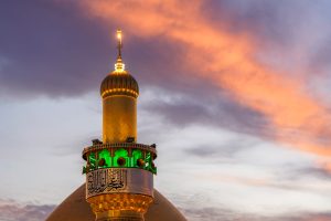 آسمان در کنار گلدسته