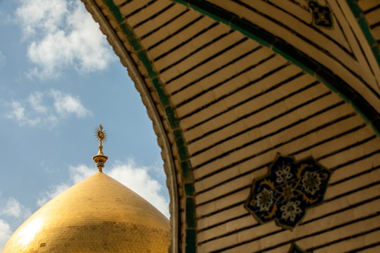 نمای خاص گنبد