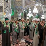 حضور هیئتی از آستان مقدس علوی در جشن ولادت امام رضا علیه‌السلام