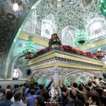 حضور هیئتی از آستان مقدس علوی در جشن ولادت امام رضا علیه‌السلام