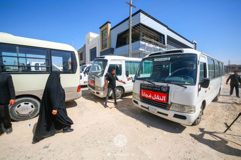 خدمت‌رسانی امور خودرویی آستان علوی به زائران آستان مقدس عسکریین علیهماالسلام