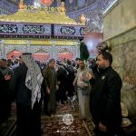 خدمت‌رسانی بخش انتظامات آستان مقدس علوی به زائران مراسم شهادت امام هادی علیه‌السلام