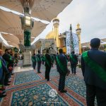 خادمان آستان مقدس علوی ولادت امام حسین‌(ع) را جشن گرفتند