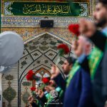 خادمان آستان مقدس علوی ولادت امام حسین‌(ع) را جشن گرفتند