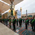 خادمان آستان مقدس علوی ولادت امام حسین‌(ع) را جشن گرفتند