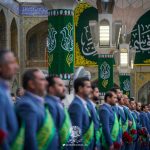 خادمان آستان مقدس علوی ولادت امام حسین‌(ع) را جشن گرفتند