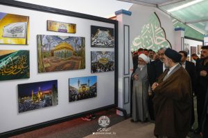 آستان علوی در چارچوب برنامه‌های جشنواره «عین الحیاة» نمایشگاه عکس برگزار کرد